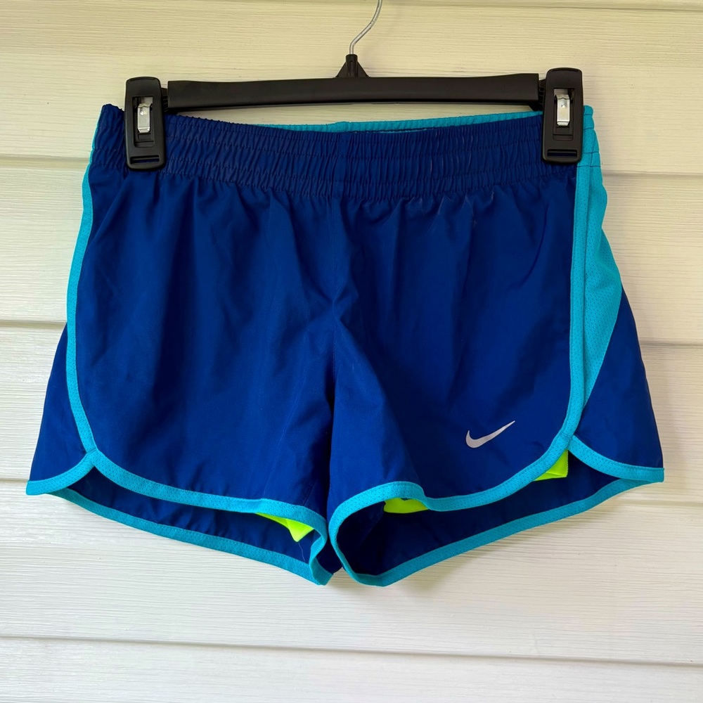 Nike | Dri-Fit Women's Lined Blue Running Shorts NWT